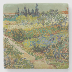 Dessous-de-verre En Pierre Jardin de peinture classique de Van Gogh à Arles