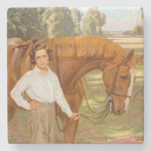 Dessous-de-verre En Pierre Jasmine le Cheval (par Algernon Talmage)