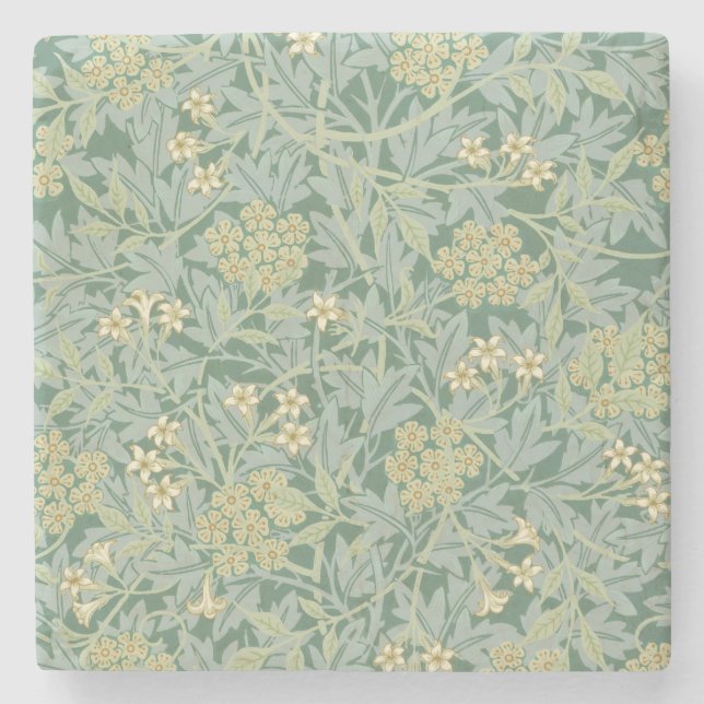 Dessous-de-verre En Pierre Jasmine (par William Morris) (Devant)