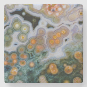 Dessous-de-verre En Pierre Jasper Océan Tacheté