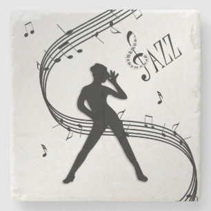 Dessous-de-verre En Pierre Jazz Dance Silver