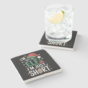 Dessous-de-verre En Pierre Je ne suis pas un elfe juste petit Noël drôle Xmas