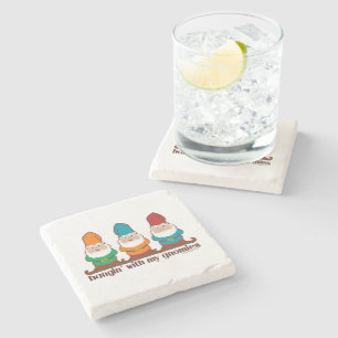 Dessous-de-verre En Pierre Je Pense À Mes Gnomes