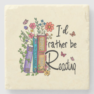 Dessous-de-verre En Pierre Je préfère lire