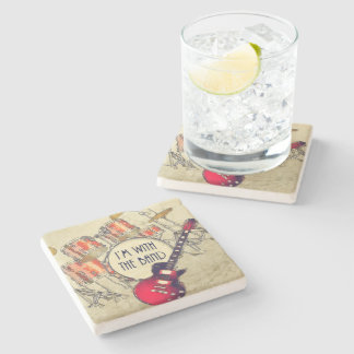 Dessous-de-verre En Pierre Je suis avec le groupe Stone Coaster