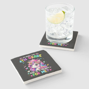Dessous-de-verre En Pierre Je suis prêt pour la licorne de 4e année Premier j