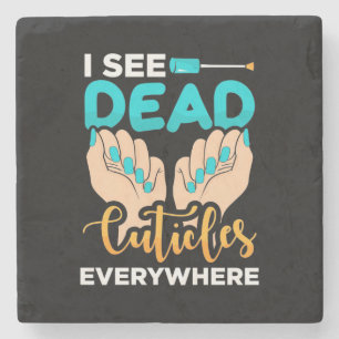 Dessous-de-verre En Pierre Je Vois Des Cuticules Partout