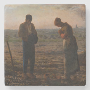 Dessous-de-verre En Pierre Jean-François Millet - L'Angelus