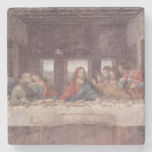 Dessous-de-verre En Pierre Jésus "Yeshua" La Cène, Léonard de Vinci
