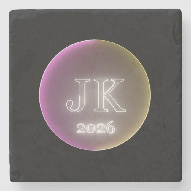 Dessous-de-verre En Pierre JK 2026 Stone Coaster (Devant)