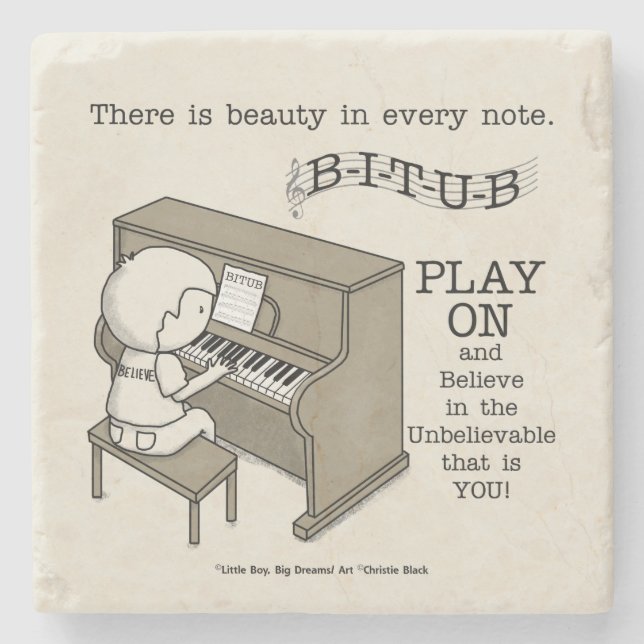 Dessous-de-verre En Pierre Jouer sur (Devant)