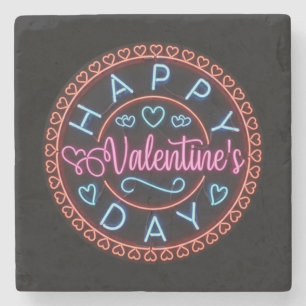 Dessous-de-verre En Pierre Joyeuse Saint-Valentin Cercle Design-67128