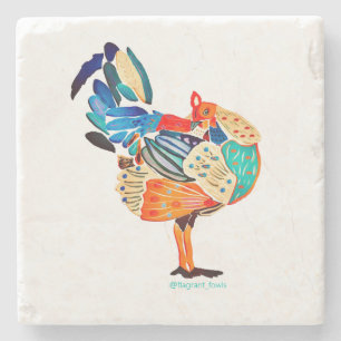 Dessous-de-verre En Pierre Jungle Fowl #3