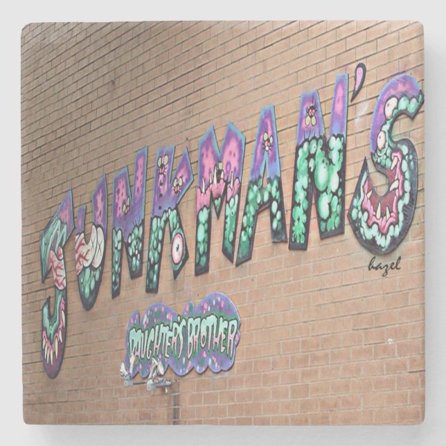 Dessous-de-verre En Pierre Junkman's Daughter Athènes, Géorgie, (Devant)