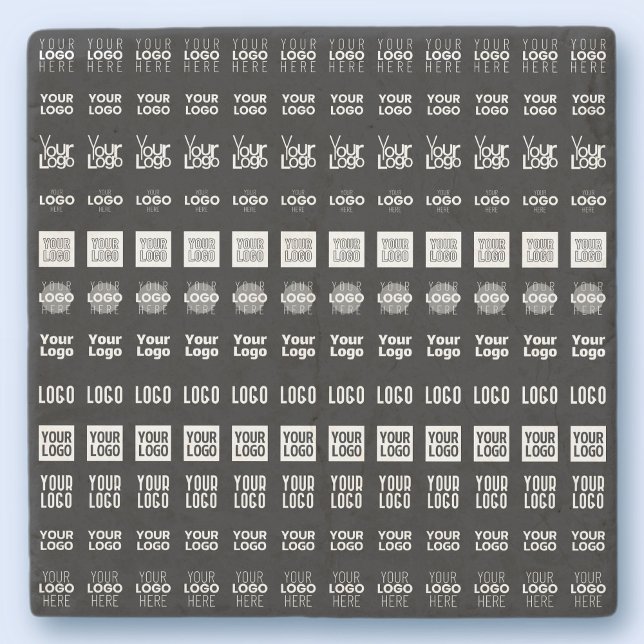 Dessous-de-verre En Pierre Jusqu'à 12 Logos différents ou images téléchargées (Créateur téléchargé)