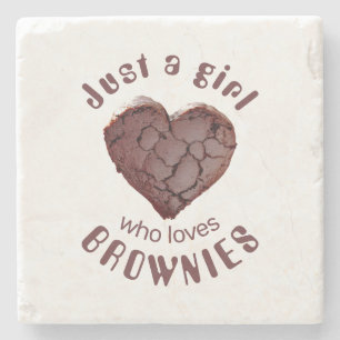 Dessous-de-verre En Pierre Juste une fille qui aime les brownies