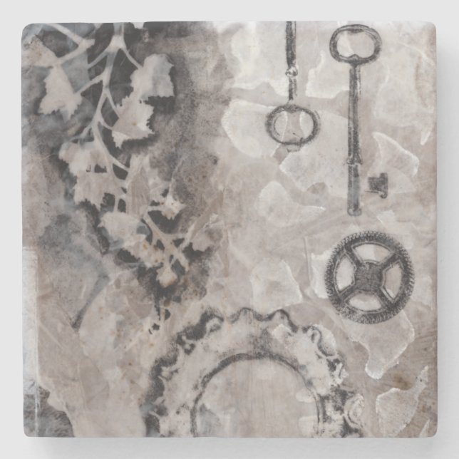 Dessous-de-verre En Pierre Juxtaposition II (Devant)