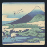 Dessous-de-verre En Pierre Katsushika Hokusai - Umegawa dans la province de S<br><div class="desc">Umegawa dans la province de Sagami,  l'une des trente six vues du Mont Fuji - Katsushika Hokusai,  1830</div>