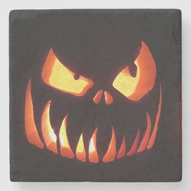 Dessous-de-verre En Pierre Kine de Halloween (Devant)
