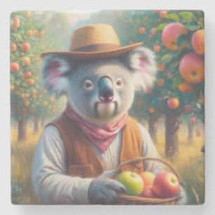 Dessous-de-verre En Pierre Koala Apple Orchard