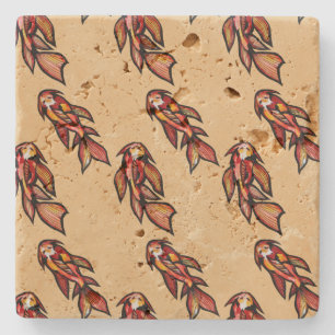 Dessous-de-verre En Pierre Koi Pond Fish Nature kois