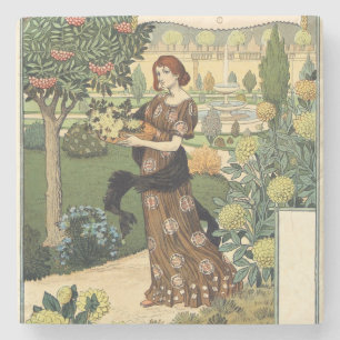 Dessous-de-verre En Pierre La Belle Jardinière - septembre - Eugene Grasset