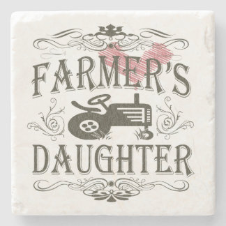Dessous-de-verre En Pierre La fille de l'agriculteur