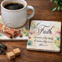 La foi Hébreux 11:1 Verset biblique Floral
