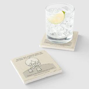 Dessous-de-verre En Pierre La main sur laquelle nous sommes confrontés