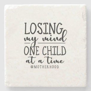 Dessous-de-verre En Pierre La Mère Un Enfant À La Fois