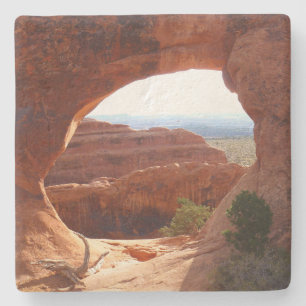 Dessous-de-verre En Pierre La partition Arch I dans le Parc national des Arch