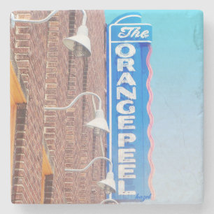 Dessous-de-verre En Pierre La peau d'orange, Asheville la Caroline du Nord,