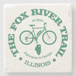 Dessous-de-verre En Pierre La piste de Fox River (cyclisme)