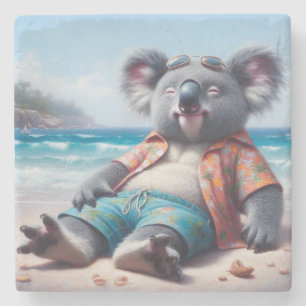 Dessous-de-verre En Pierre La plage de Koala