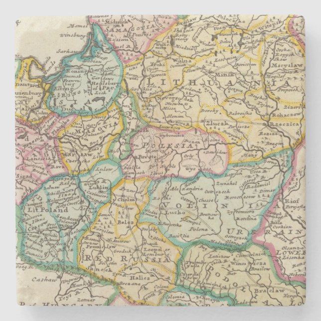 Dessous-de-verre En Pierre La Pologne 6 2 (Devant)