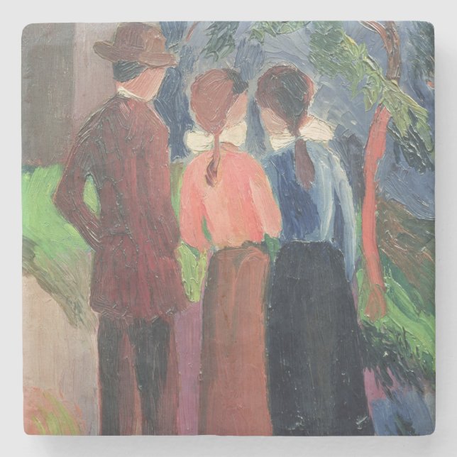 Dessous-de-verre En Pierre La promenade, 1914 (Devant)