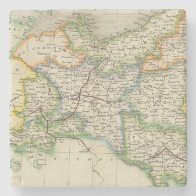 Dessous-de-verre En Pierre La Prusse et la Pologne (Devant)