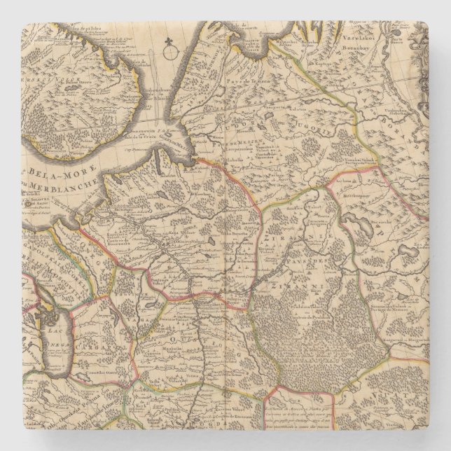 Dessous-de-verre En Pierre La Russie (Devant)