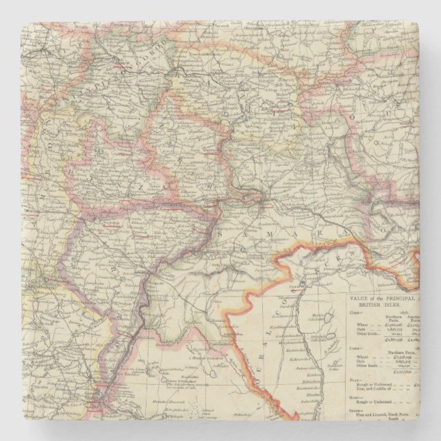 Dessous-de-verre En Pierre La Russie 10 (Devant)