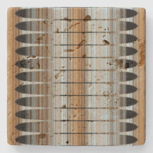 Dessous-de-verre En Pierre La terre modifie la tonalité des dessous de verre