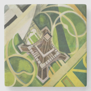 Dessous-de-verre En Pierre La Tour Eiffel (par Robert Delaunay)