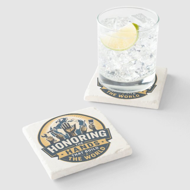 Dessous-de-verre En Pierre Labour Day  (Côté)