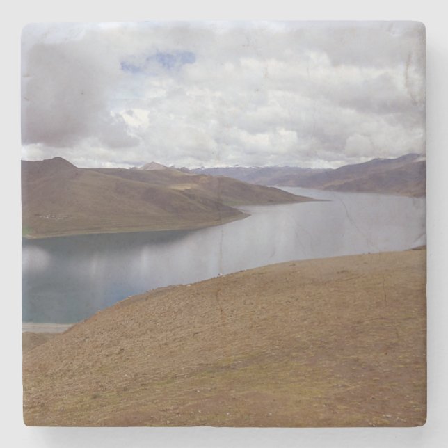 Dessous-de-verre En Pierre Lac Tibétain (Devant)