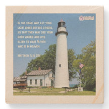 "Laissez Briller Votre Lumière" Dessous de verre I