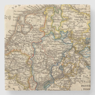 Dessous-de-verre En Pierre L'Allemagne, le Pays-Bas, et la Belgique