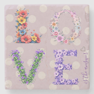 Dessous-de-verre En Pierre L'amour est le Dessous de verre de la pierre de ré