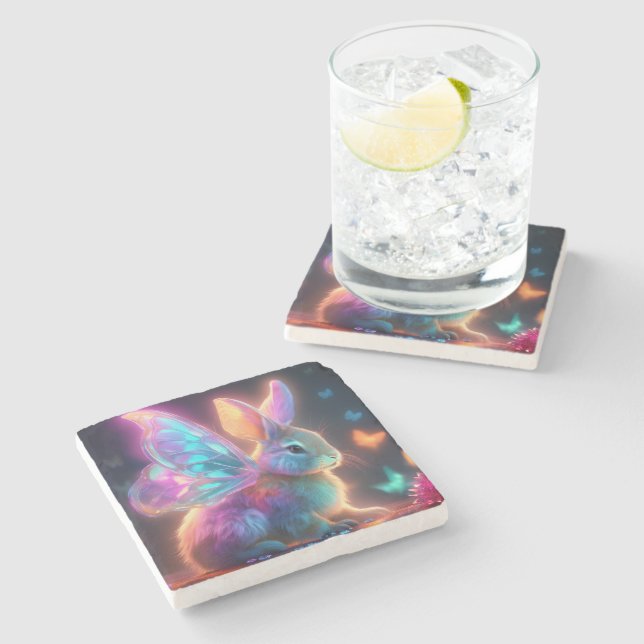 Dessous-de-verre En Pierre Lapin Crystal (Côté)