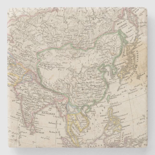 Dessous-de-verre En Pierre L'Asie 13 (Devant)