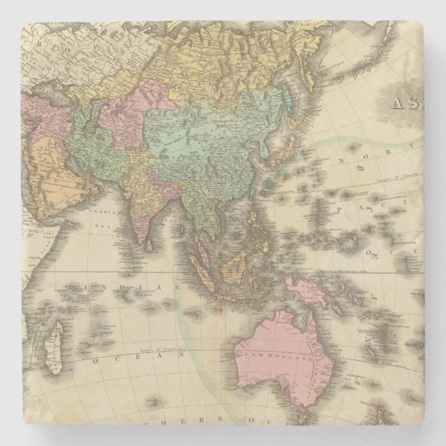 Dessous-de-verre En Pierre L'Asie 39 (Devant)