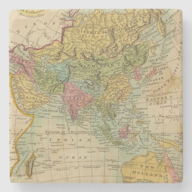 Dessous-de-verre En Pierre L'Asie 4 (Devant)